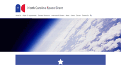 Desktop Screenshot of ncspacegrant.org